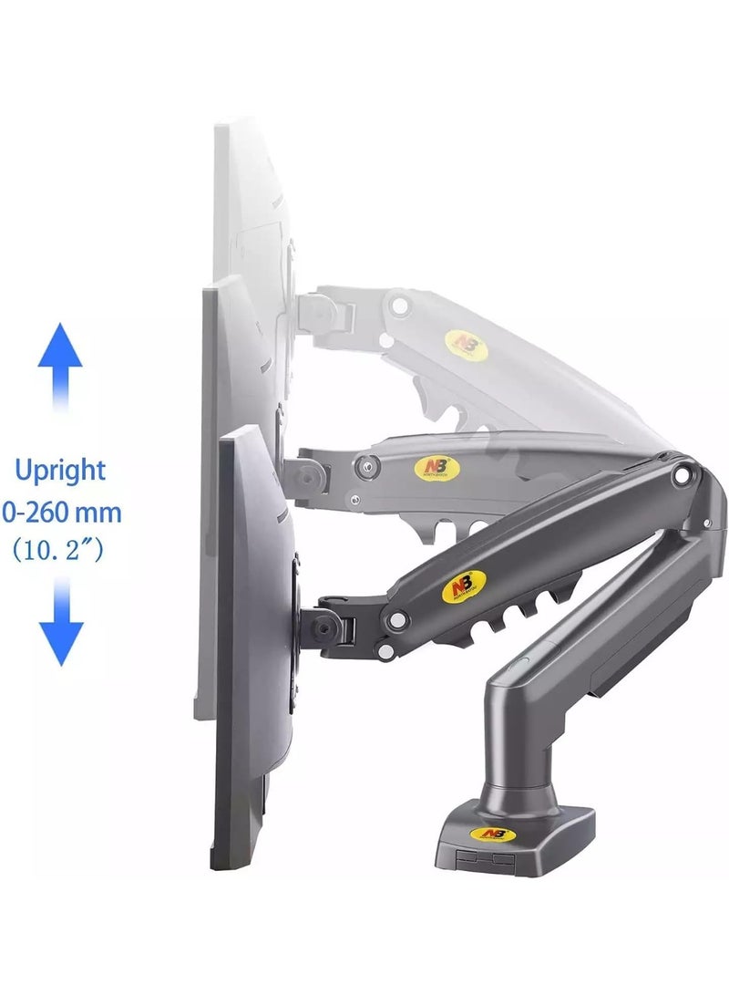 أن بي نورث بايو حامل شاشة مكتبي مريح مع ممتص صدمات لتثبيت شاشات من 2–9 كجم - Image 3